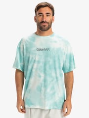 Quiksilver Blue Frog Ritual Short Sleeve 100% Cotton Backprint Logo T-Shirt - Image 1 of 7