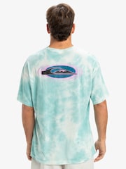 Quiksilver Blue Frog Ritual Short Sleeve 100% Cotton Backprint Logo T-Shirt - Image 2 of 7
