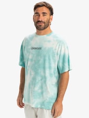 Quiksilver Blue Frog Ritual Short Sleeve 100% Cotton Backprint Logo T-Shirt - Image 3 of 7