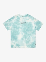 Quiksilver Blue Frog Ritual Short Sleeve 100% Cotton Backprint Logo T-Shirt - Image 6 of 7