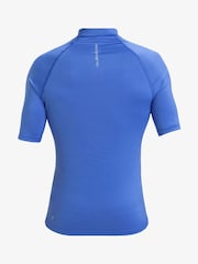 Quiksilver Blue Mens Everyday UPF50 Short Sleeve Rash Vest - Image 2 of 2