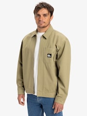 Quiksilver Green DNA Surf Logo Harrington 100% Cotton Jacket - Image 2 of 9
