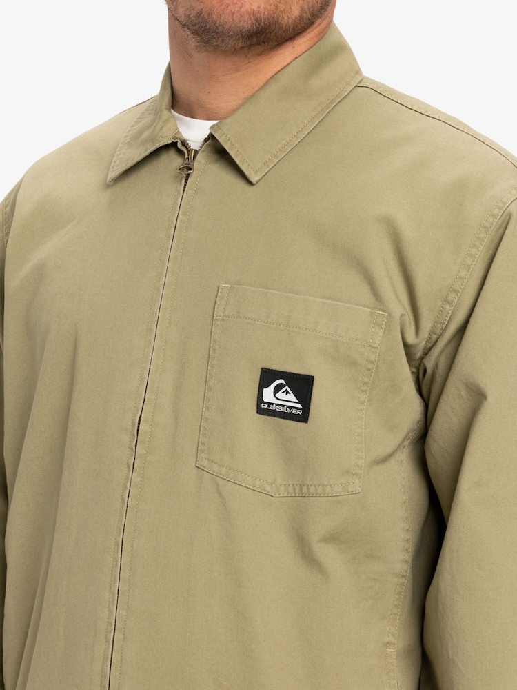 Quiksilver DNA Surf Logo Harrington 100% Cotton Jacket - Image 3 of 9