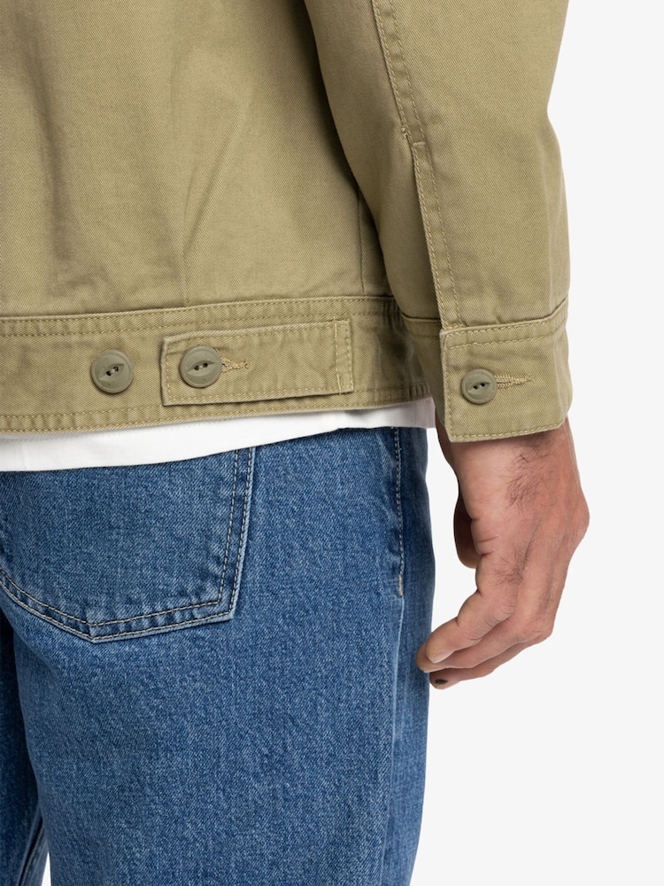 Quiksilver DNA Surf Logo Harrington 100% Cotton Jacket - Image 4 of 9