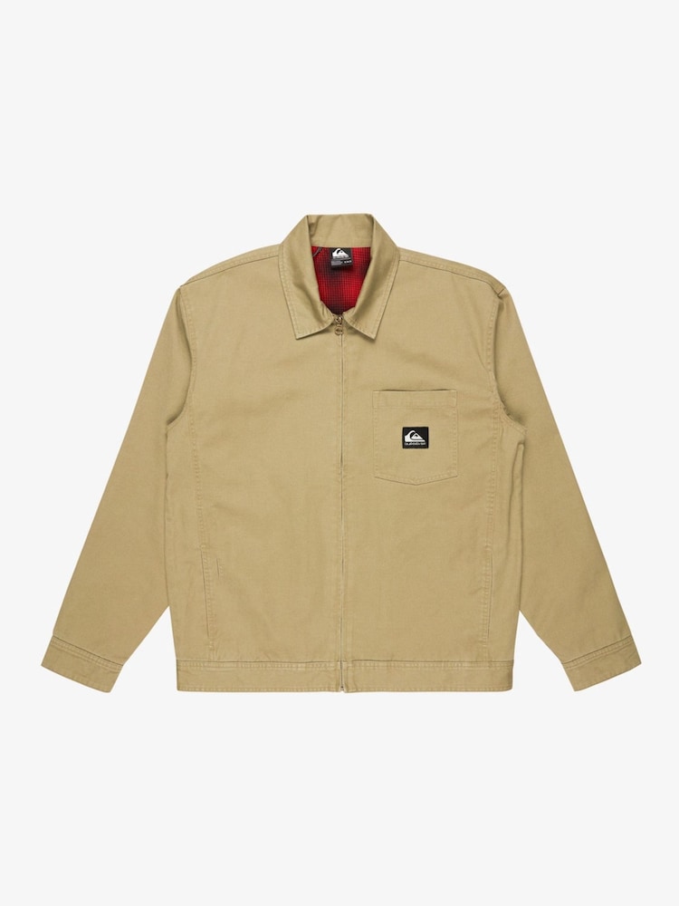 Quiksilver DNA Surf Logo Harrington 100% Cotton Jacket - Image 8 of 9