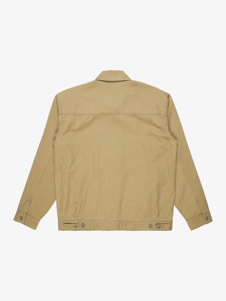 Quiksilver Green DNA Surf Logo Harrington 100% Cotton Jacket - Image 9 of 9