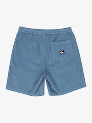Quiksilver Blue Taxer Corduroy 100% Cotton Shorts - Image 6 of 6