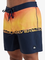 Quiksilver Navy Everyday Half Jam 16 Logo Swim Shorts - Image 4 of 9