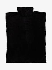 Quiksilver Black Hooded Towel Logo Poncho - Image 2 of 4