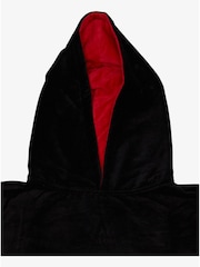 Quiksilver Black Hooded Towel Logo Poncho - Image 3 of 4