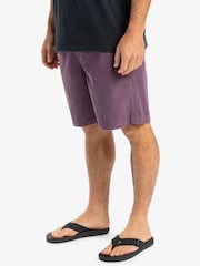 Morado - Quiksilver Taxer Corduroy 100% Cotton Shorts - Imagen 4 de 8