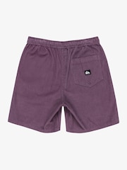 Morado - Quiksilver Taxer Corduroy 100% Cotton Shorts - Imagen 8 de 8