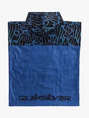 Quiksilver Blue Boys Hooded Towel Logo Poncho - Image 2 of 3
