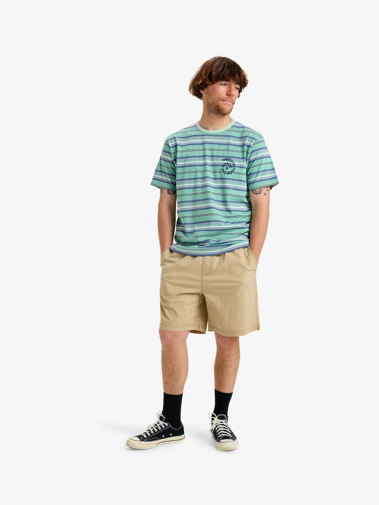 Quiksilver Brown Taxer Drawstring Shorts - Image 6 of 8