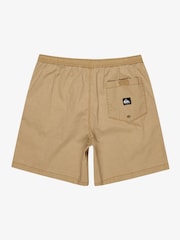Quiksilver Brown Taxer Drawstring Shorts - Image 8 of 8