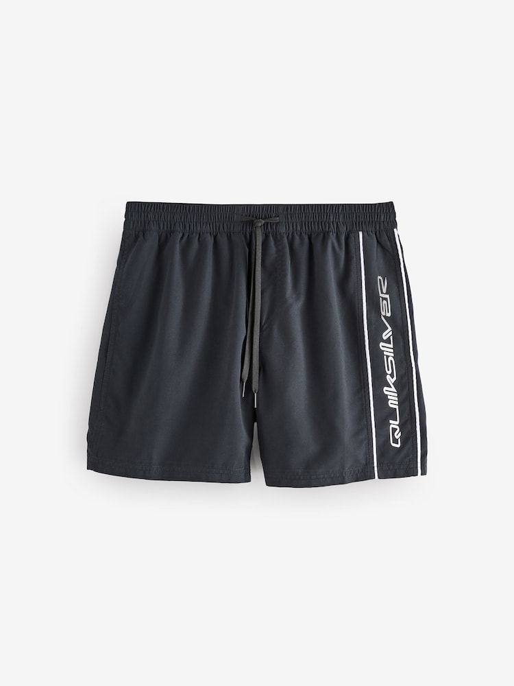 Quiksilver Black Everyday Vert Volley 16 Logo Swim Shorts - Image 1 of 1