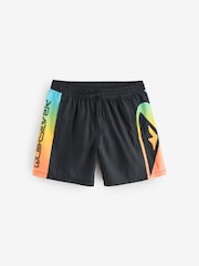 Quiksilver Black Everyday Holmes Volley 16 Graphic Logo Swim Shorts - Image 1 of 1