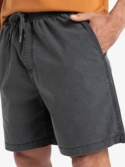 Quiksilver Black Taxer Drawstring Shorts - Image 4 of 8