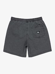 Quiksilver Black Taxer Drawstring Shorts - Image 8 of 8