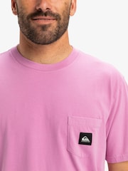 Quiksilver Pink Salt Water Short Sleeve Logo 100% Cotton T-Shirt - Image 4 of 7
