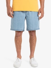 Quiksilver Stone Wash Taxer Denim 100% Cotton Shorts - Изображение 1 из 8