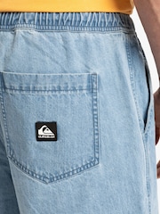 Quiksilver Stone Wash Taxer Denim 100% Cotton Shorts - Изображение 5 из 8