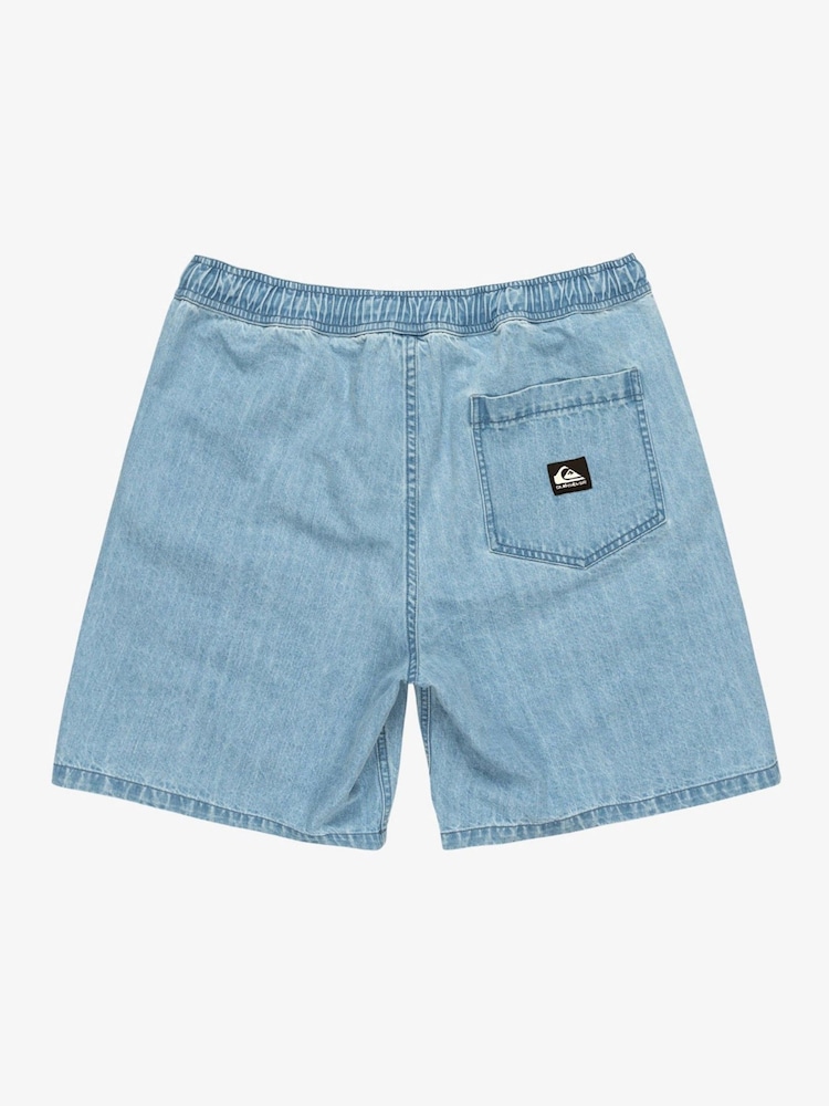 Quiksilver Stone Wash Taxer Denim 100% Cotton Shorts - Изображение 8 из 8