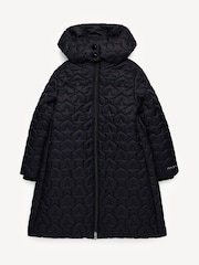 Marni Longline Hooded Puffer Black Coat - Image 1 of 5