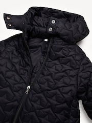 Marni Longline Hooded Puffer Black Coat - Image 3 of 5