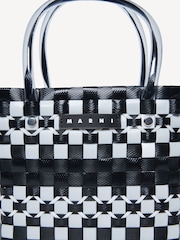 Marni Logo Check Basket Bag - Image 4 of 4