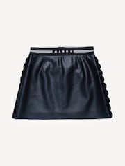 Marni Faux Leather Black Mini Skirt - Image 1 of 4