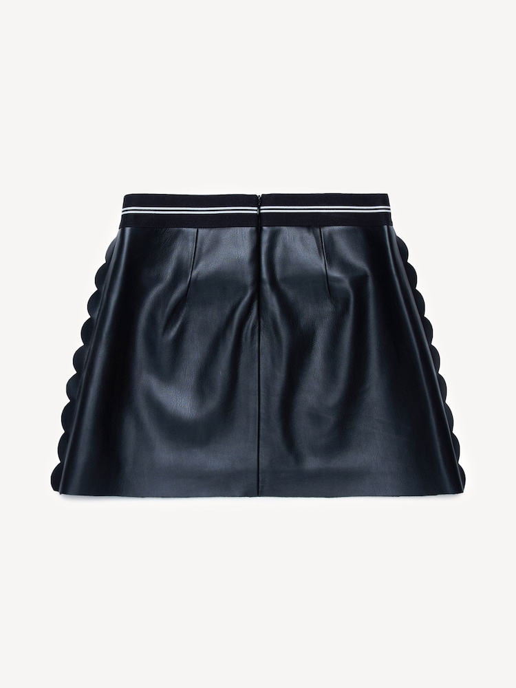 Marni Faux Leather Black Mini Skirt - صورة 2 من 4 Marni Faux Leather Black Mini Skirt - صورة 2 من 4