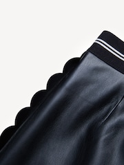 Marni Faux Leather Black Mini Skirt - Image 3 of 4