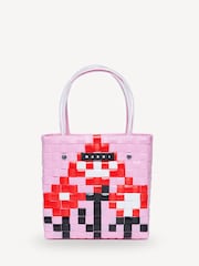 Marni Logo Check Basket Bag - Image 1 of 4