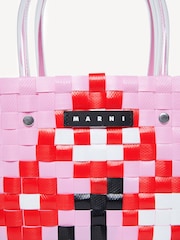 Marni Logo Check Basket Bag - Image 4 of 4