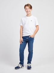 Lee Blue Boys Stretch Fit Daren Straight Jeans - Image 4 of 10