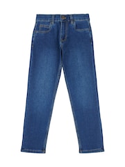 Lee Blue Boys Stretch Fit Daren Straight Jeans - Image 6 of 10