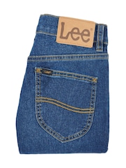 Lee Blue Boys Stretch Fit Daren Straight Jeans - Image 8 of 10