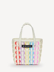 Marni Logo Check Basket Bag - Image 1 of 4
