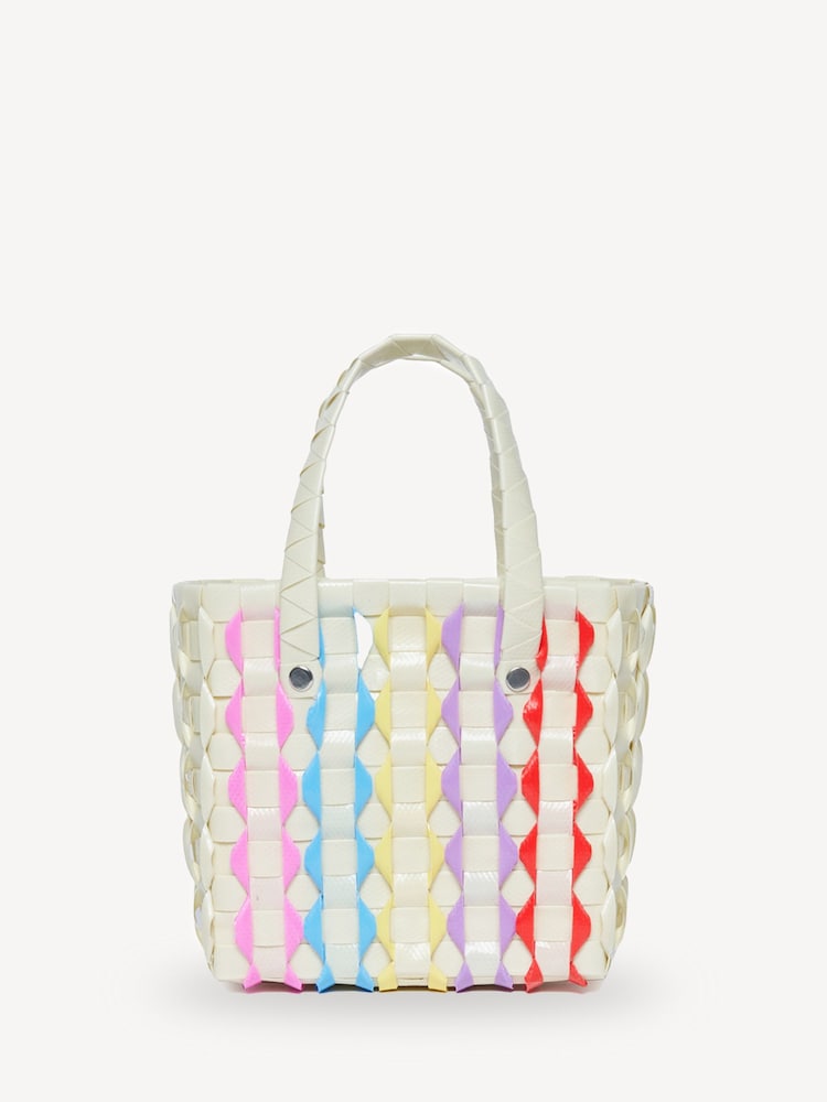 Marni Logo Check Basket Bag - Image 2 of 4