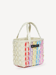 Marni Logo Check Basket Bag - Image 3 of 4