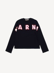 Marni Logo Long Sleeve T-Shirt - Image 1 of 3