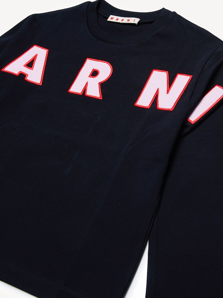 Marni Logo Long Sleeve T-Shirt - Image 3 of 3