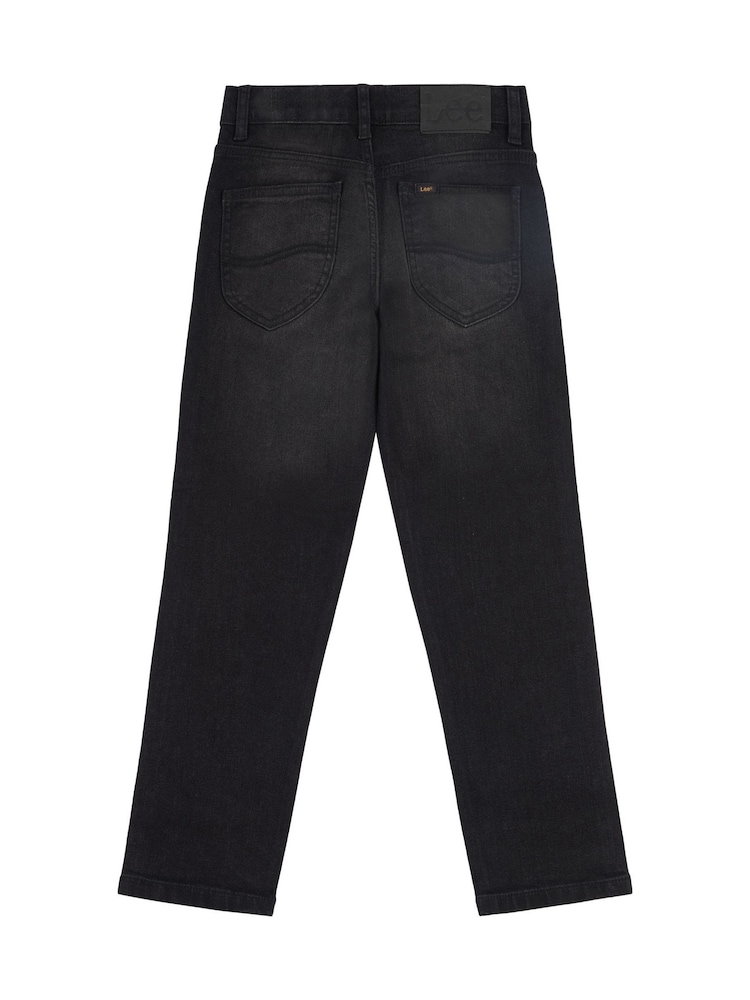 Lee Black Boys Stretch Fit Daren Straight Jeans - Image 2 of 5