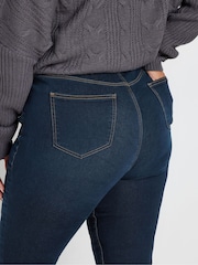 Yours Curve Blue Isla Bootcut Jeans - Image 4 of 5