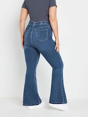 Yours Curve Blue Isla Bootcut Jeans - Image 2 of 4