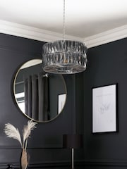Smoke Grey Aria Easy Fit Lamp Shade - Image 2 of 6