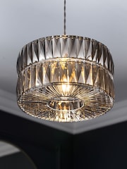 Smoke Grey Aria Easy Fit Lamp Shade - Image 3 of 6