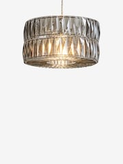 Smoke Grey Aria Easy Fit Lamp Shade - Image 5 of 6