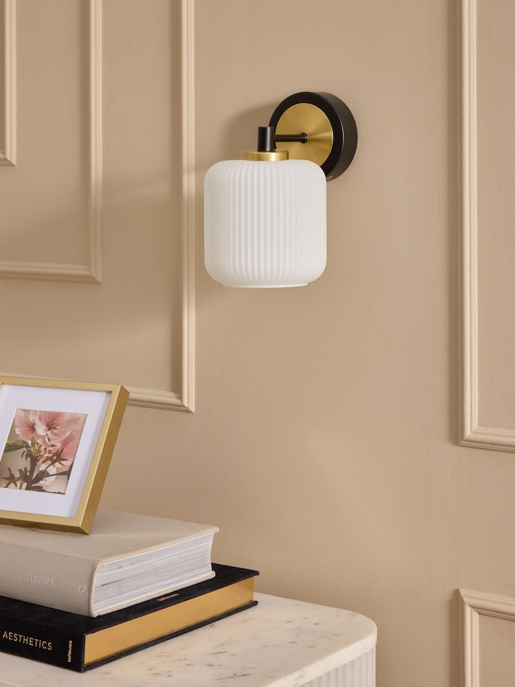 Black Ryker Rechargeable Wireless Wall Light - Image 2 of 7